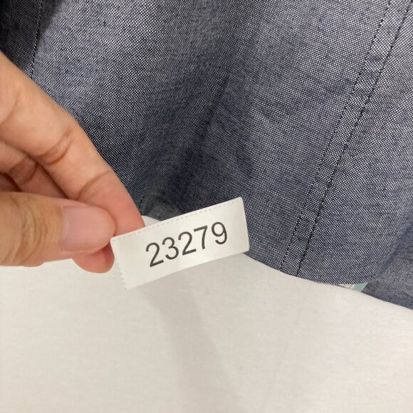 Talbots size 16 Gray Collarless Cotton Jacket Blazer Office Career Business - Picture 11 of 11